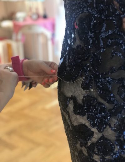 prova abito da cerimonia su misura