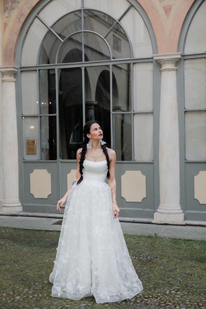 abito farfalle Albertini Atelier